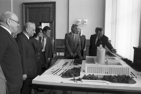 Delegation of Executive Council of Montenegran Parliament visits USSR
