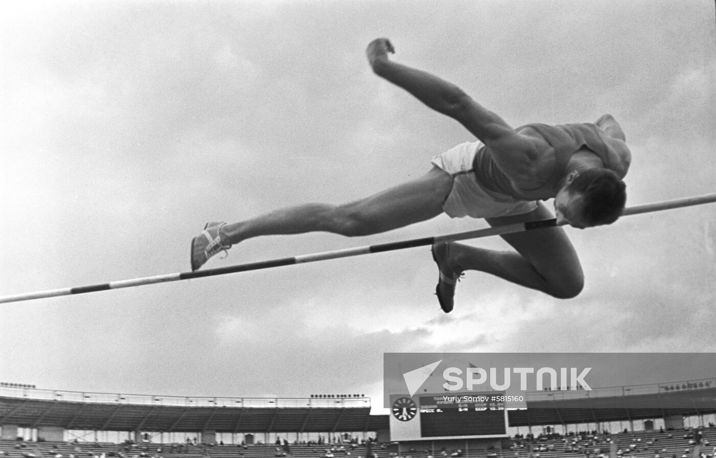 Track and field athlete Valery Brumel