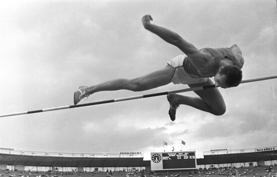 Track and field athlete Valery Brumel