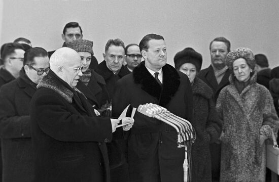 Prime Minister of Denmark Jens Otto Krag on visit to USSR