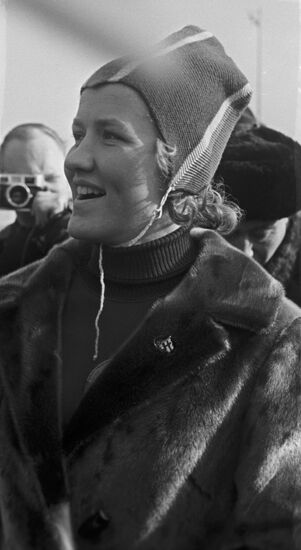 Soviet speed skater Lidia Skoblikova