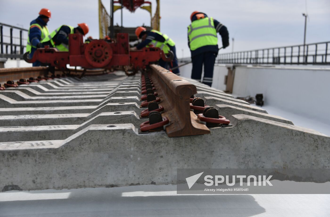 Russia Crimea Bridge Railway