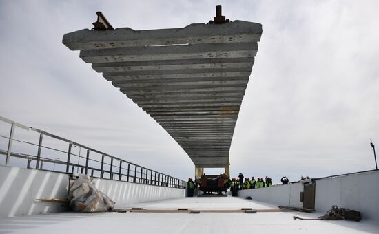 Russia Crimea Bridge Railway