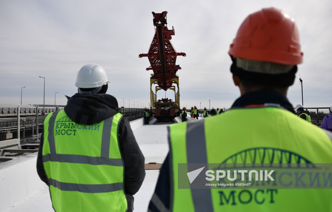 Russia Crimea Bridge Railway