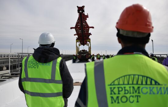 Russia Crimea Bridge Railway