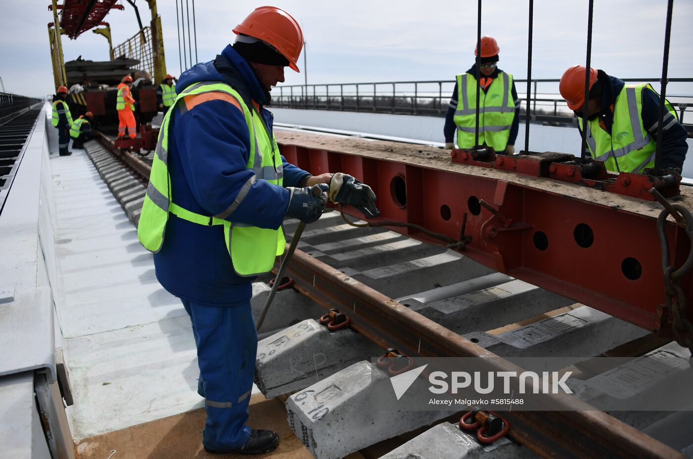 Russia Crimea Bridge Railway