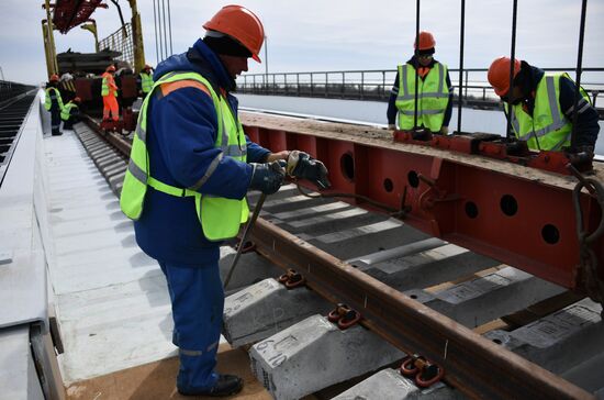 Russia Crimea Bridge Railway