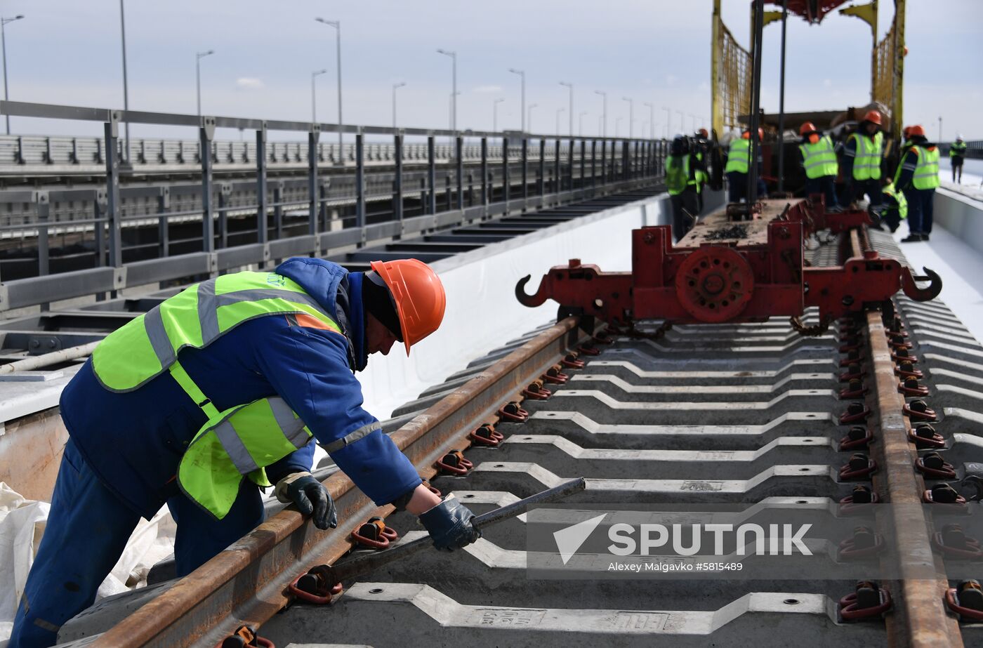 Russia Crimea Bridge Railway