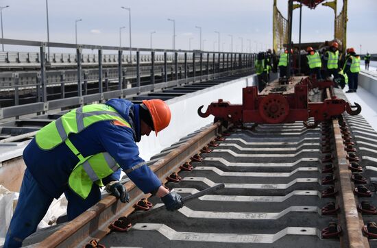 Russia Crimea Bridge Railway