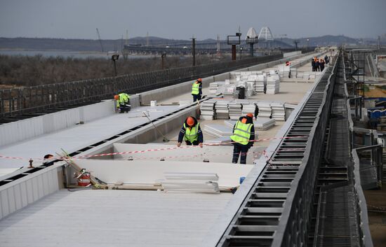 Russia Crimea Bridge Railway