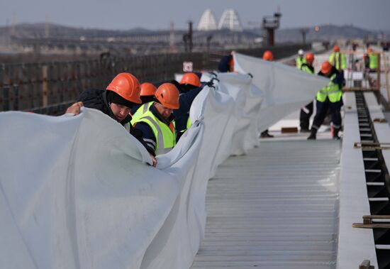 Russia Crimea Bridge Railway
