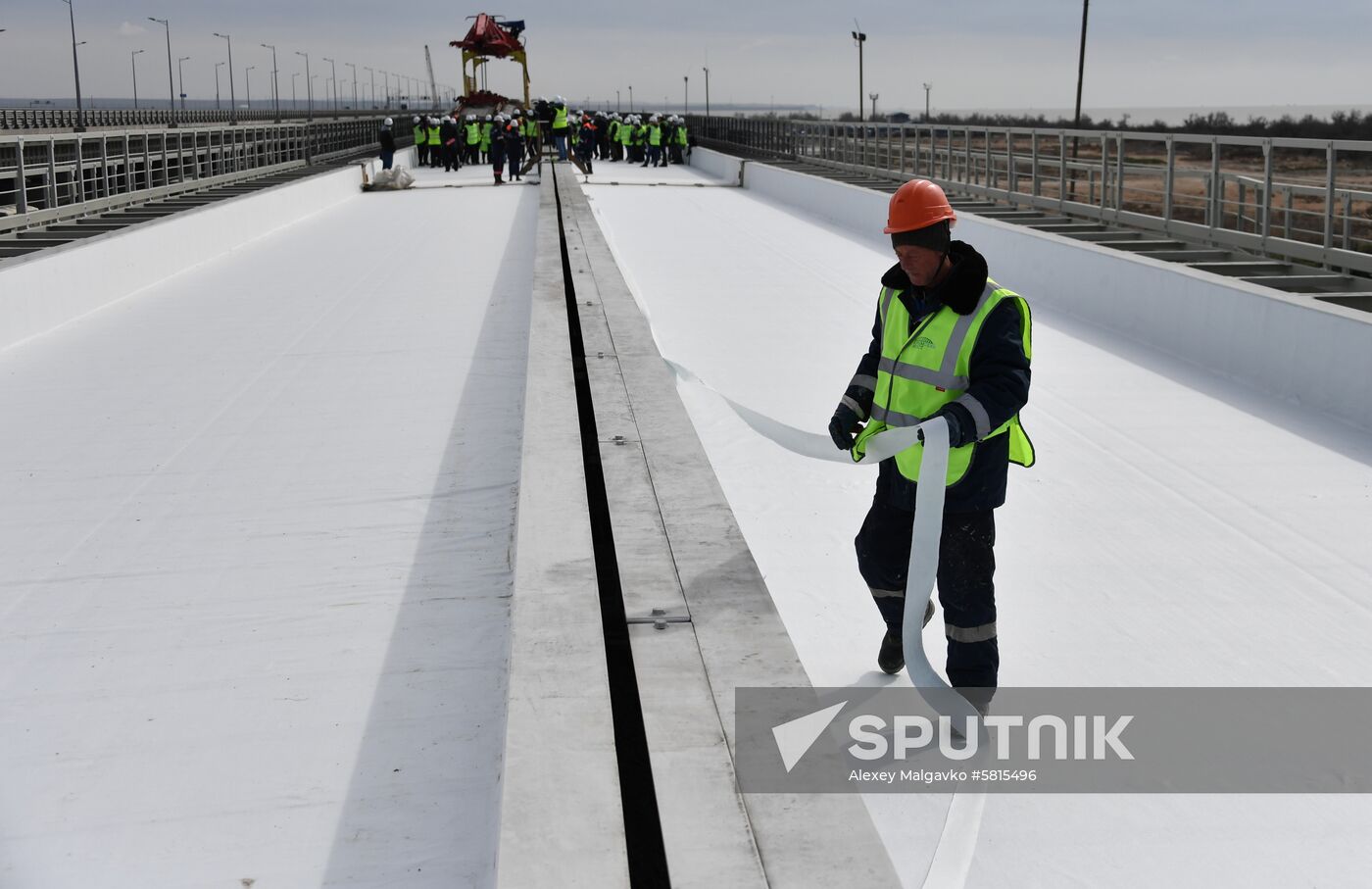 Russia Crimea Bridge Railway