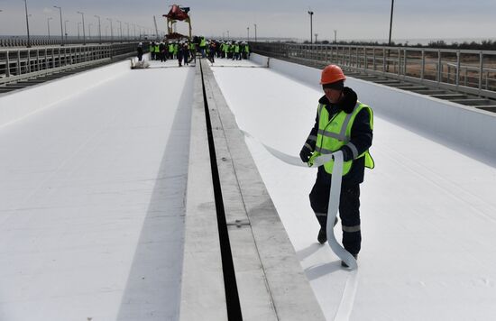Russia Crimea Bridge Railway