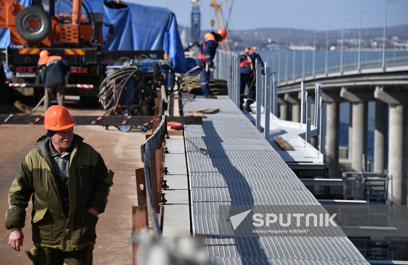 Russia Crimea Bridge Railway