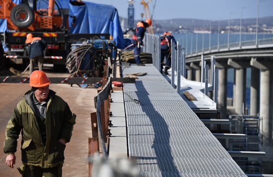 Russia Crimea Bridge Railway