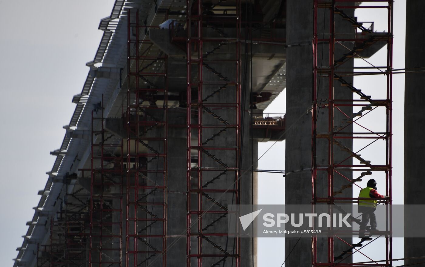 Russia Crimea Bridge Railway