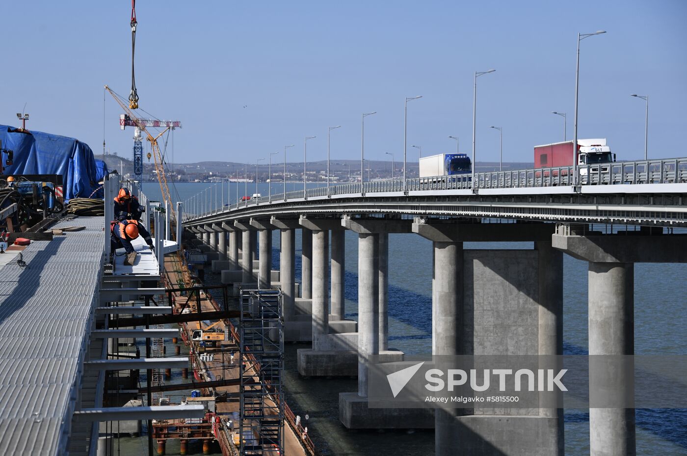 Russia Crimea Bridge Railway