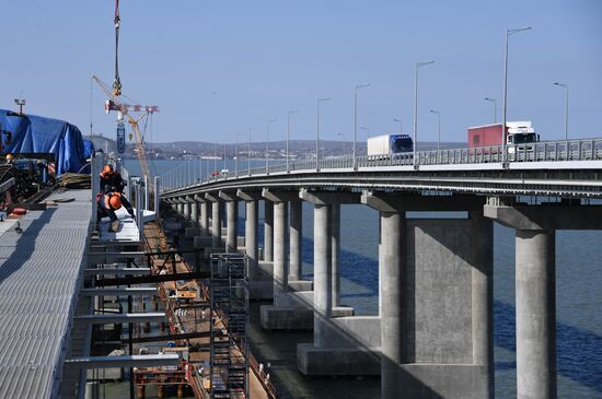 Russia Crimea Bridge Railway