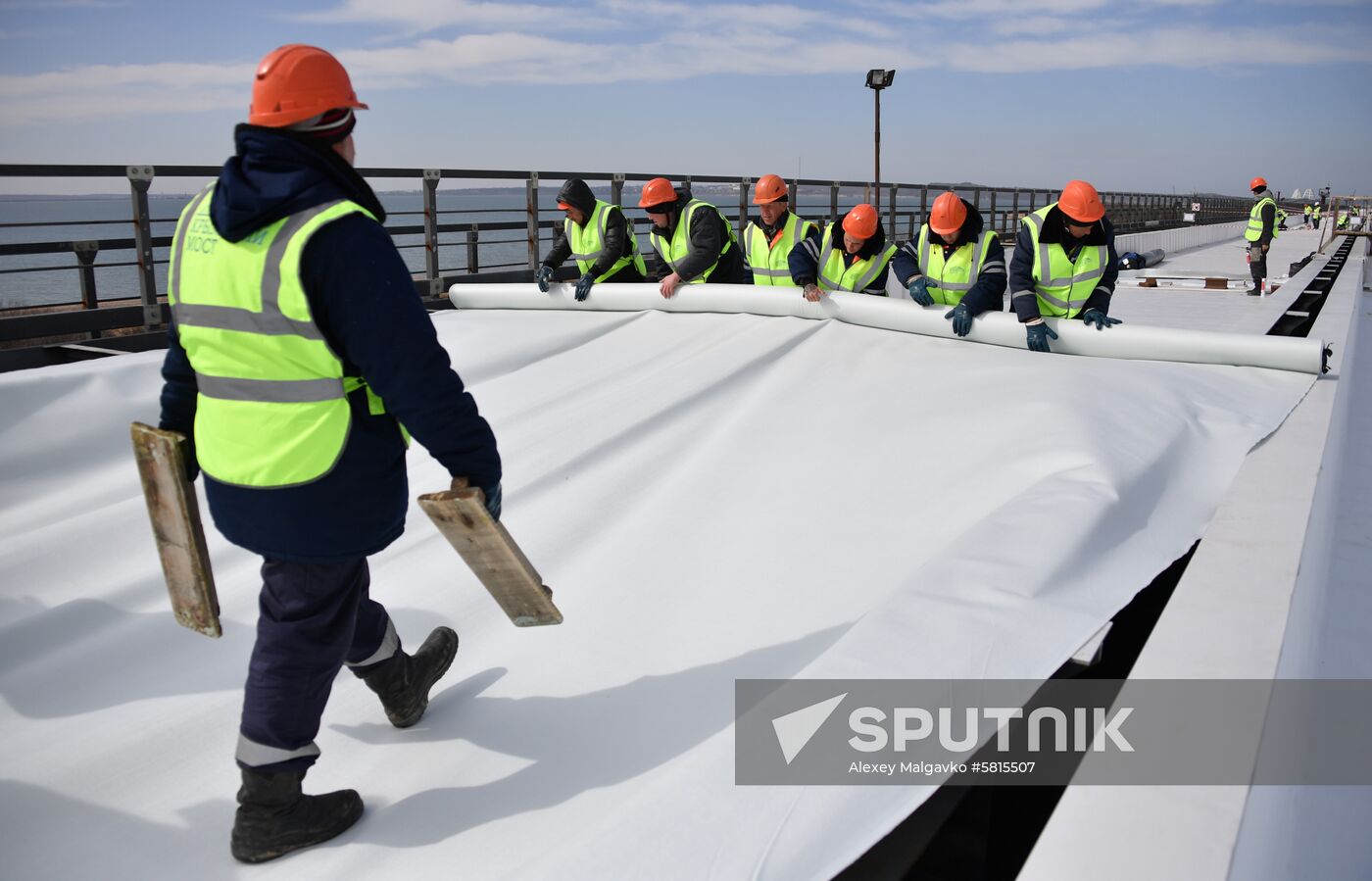 Russia Crimea Bridge Railway