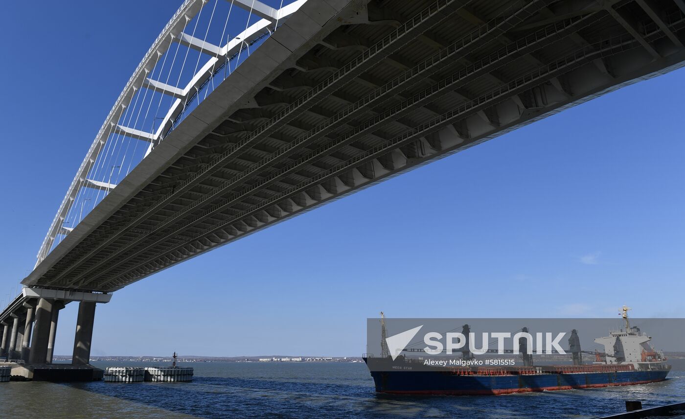 Russia Crimea Bridge Railway