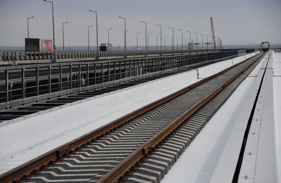 Russia Crimea Bridge Railway