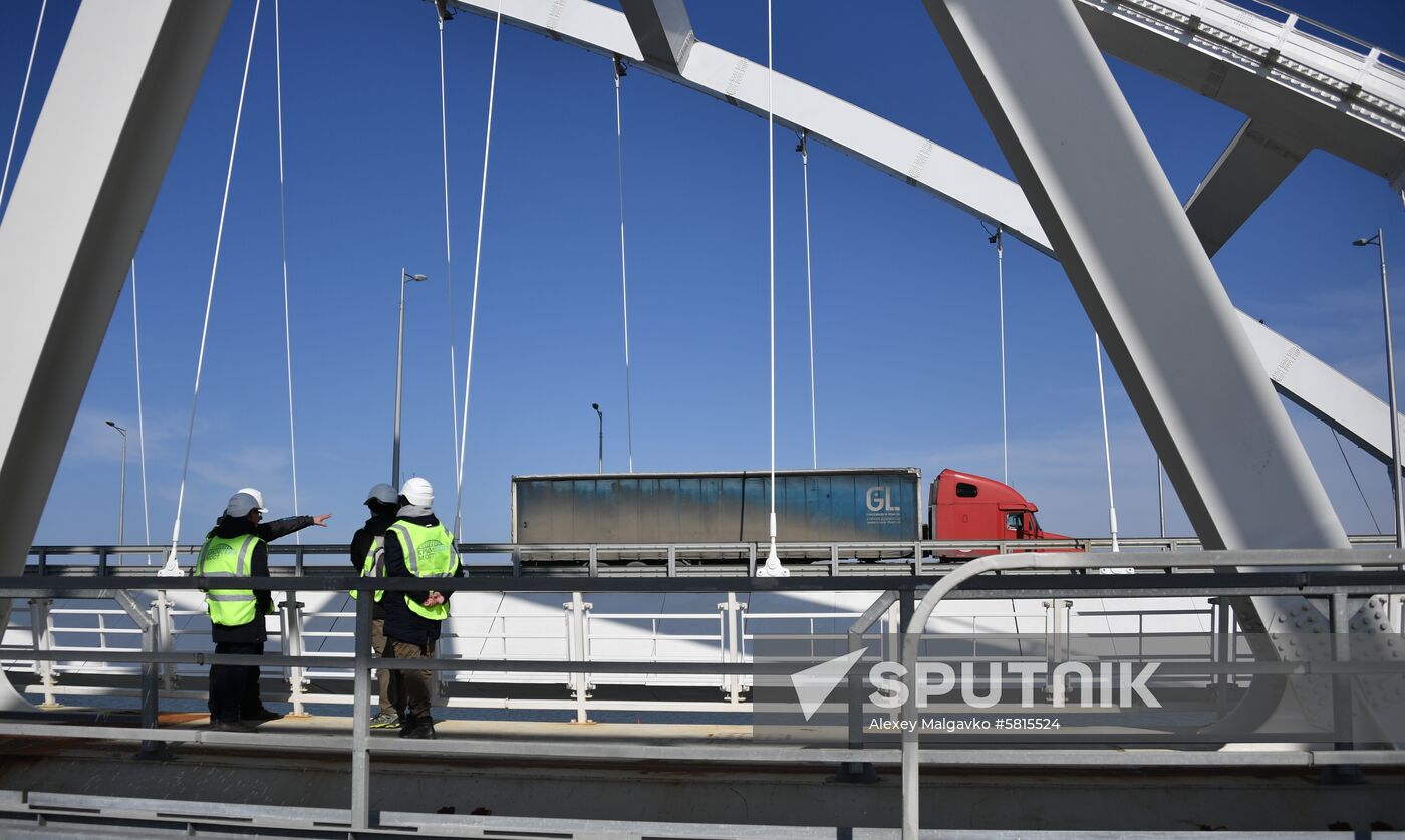 Russia Crimea Bridge Railway