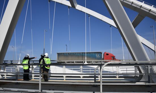 Russia Crimea Bridge Railway