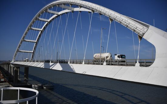 Russia Crimea Bridge Railway