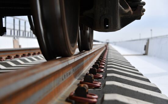 Russia Crimea Bridge Railway