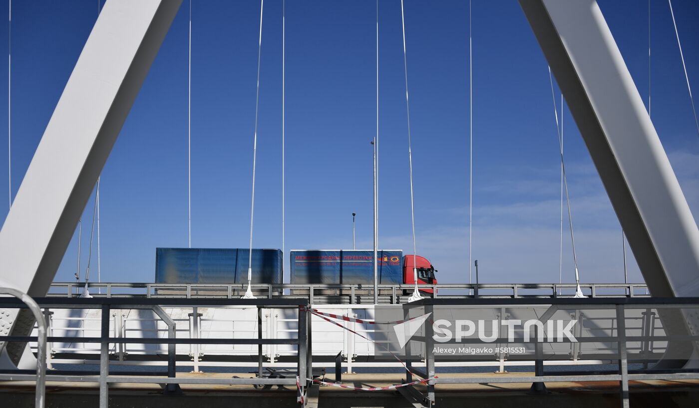 Russia Crimea Bridge Railway