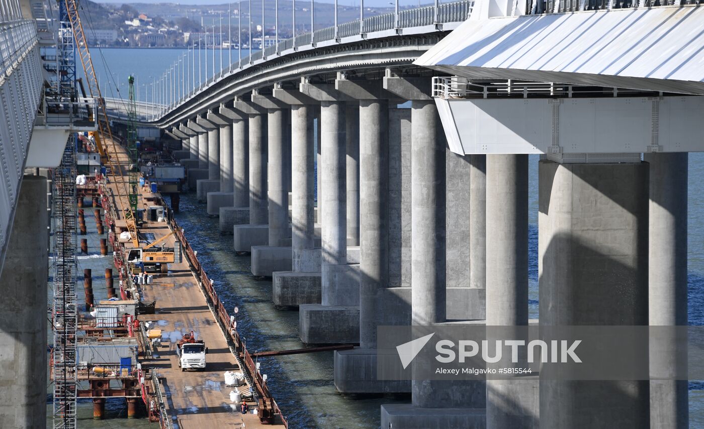 Russia Crimea Bridge Railway