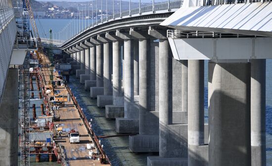 Russia Crimea Bridge Railway