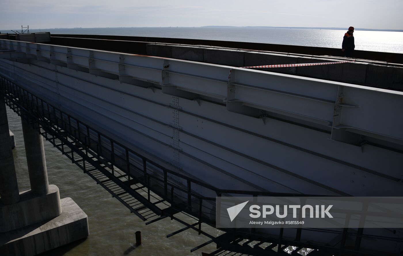 Russia Crimea Bridge Railway