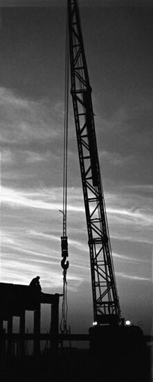 Constructing Lenin Volga Hydropower Plant