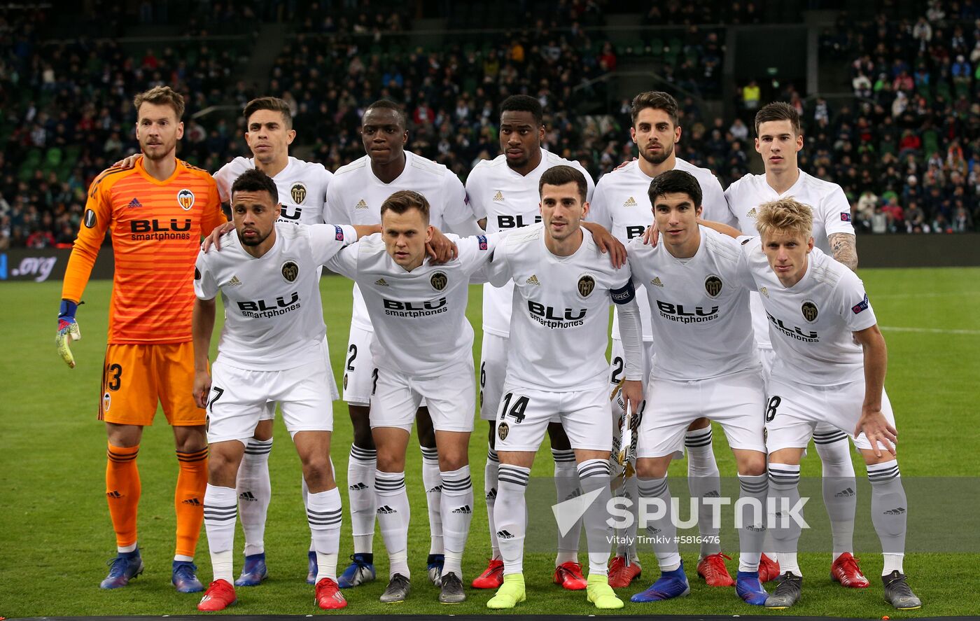 Russia Soccer Europa League Krasnodar - Valencia