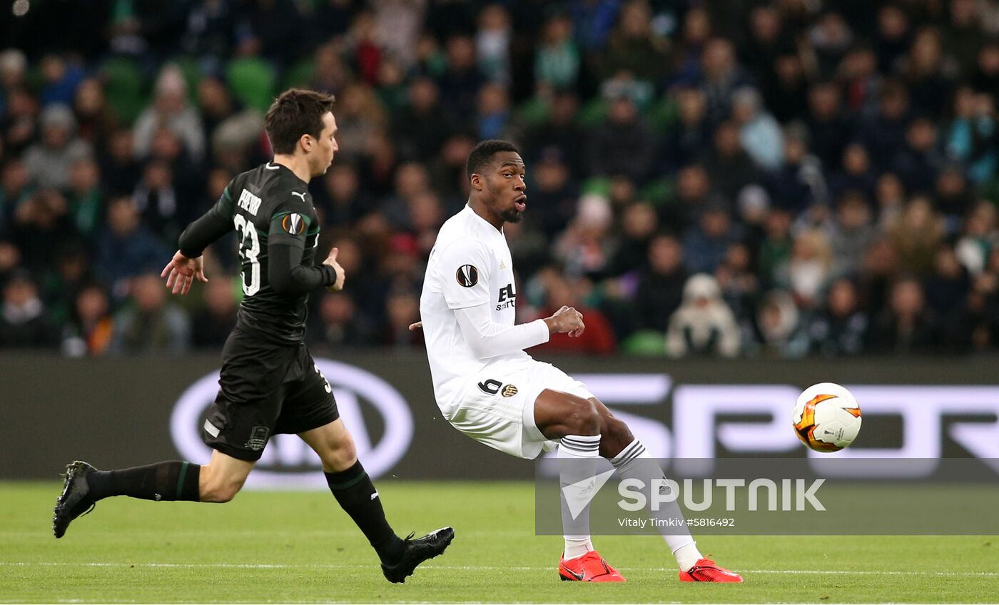 Russia Soccer Europa League Krasnodar - Valencia