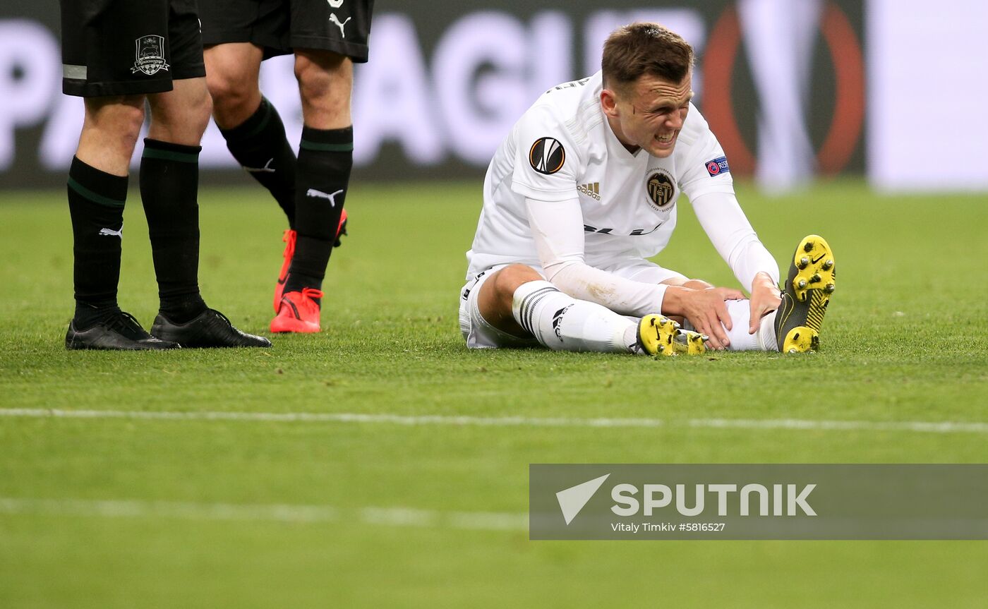 Russia Soccer Europa League Krasnodar - Valencia