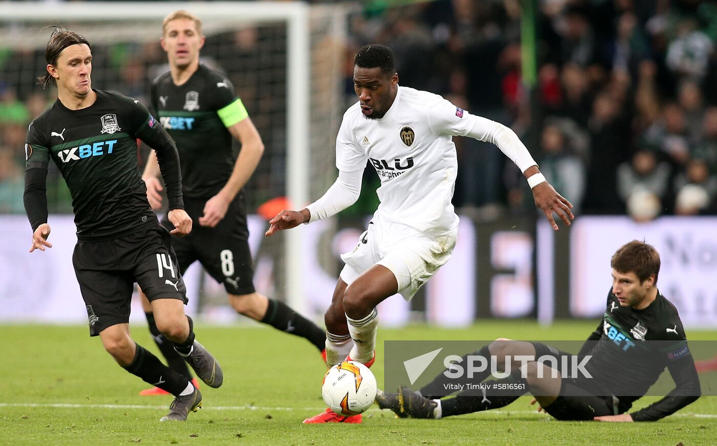 Russia Soccer Europa League Krasnodar - Valencia