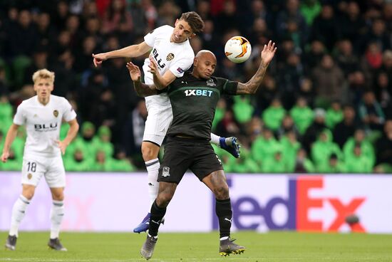 Russia Soccer Europa League Krasnodar - Valencia