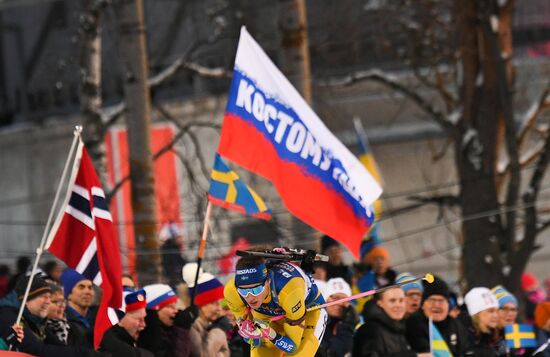Sweden Biathlon Worlds Single Mixed Relay
