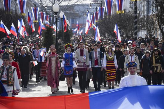 Russia Crimea Referendum Anniversary