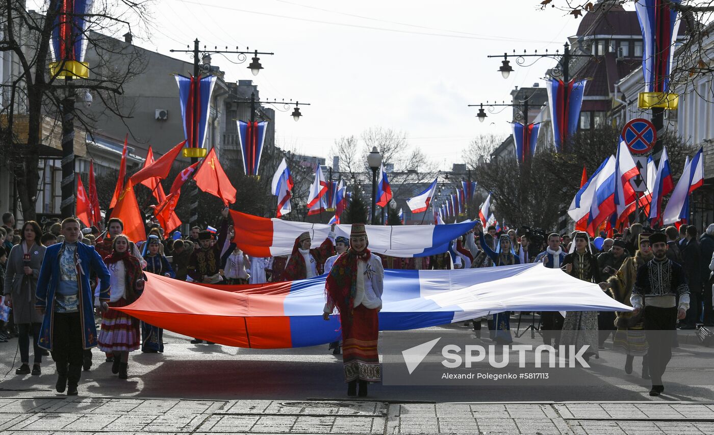 Russia Crimea Referendum Anniversary