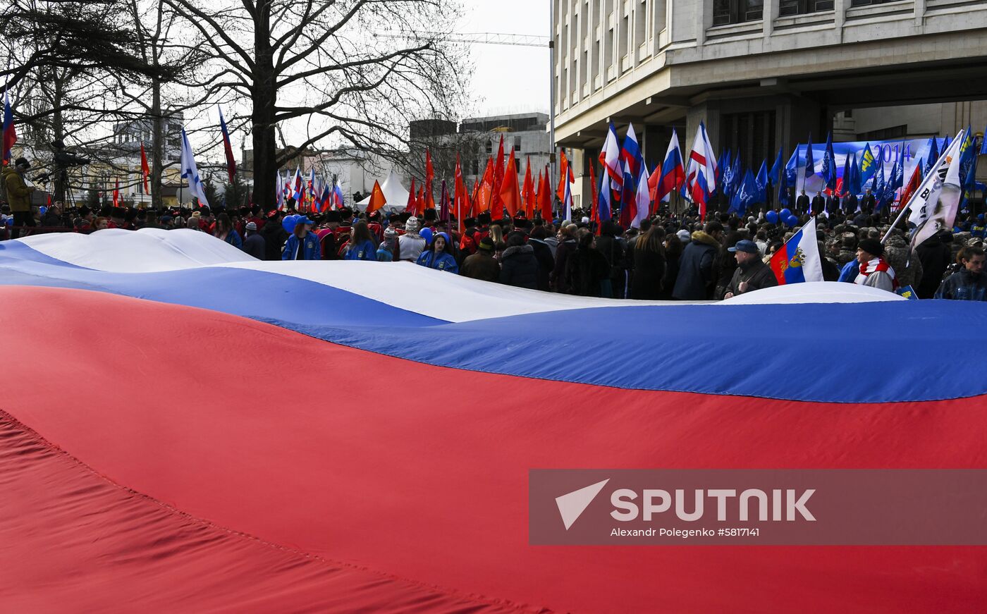 Russia Crimea Referendum Anniversary