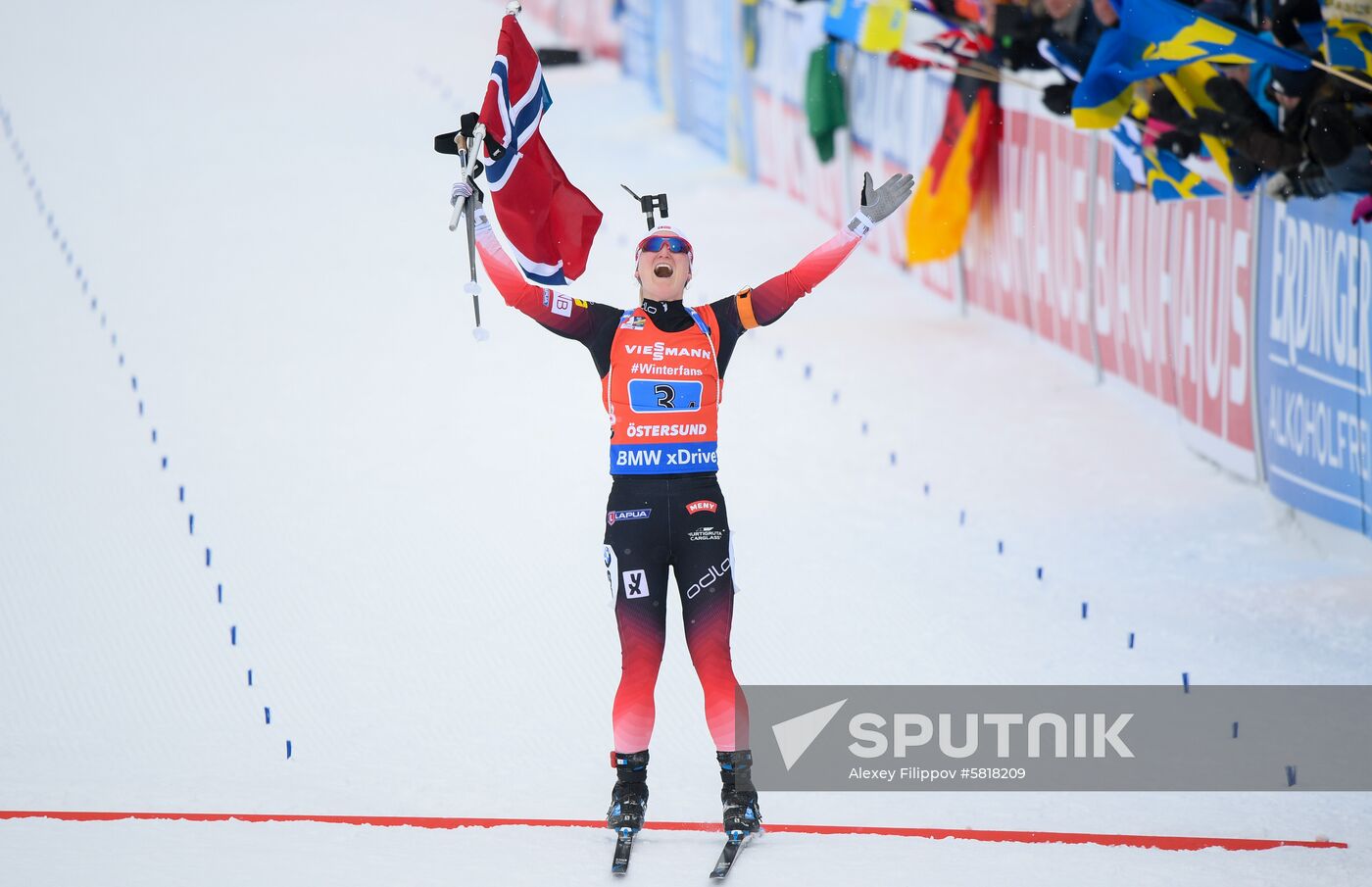 Sweden Biathlon Worlds Women Relay