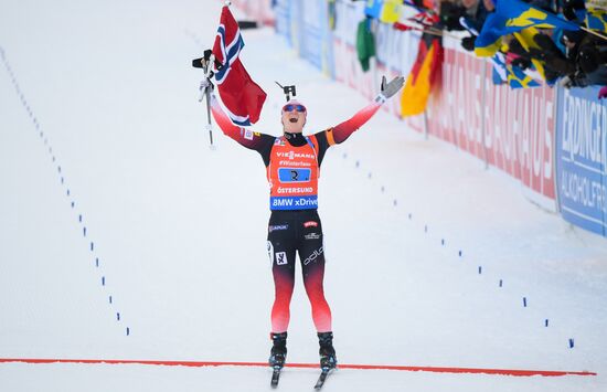 Sweden Biathlon Worlds Women Relay