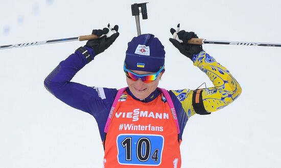 Sweden Biathlon Worlds Women Relay