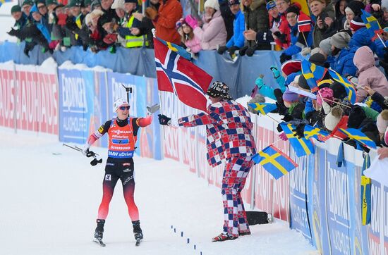 Sweden Biathlon Worlds Women Relay