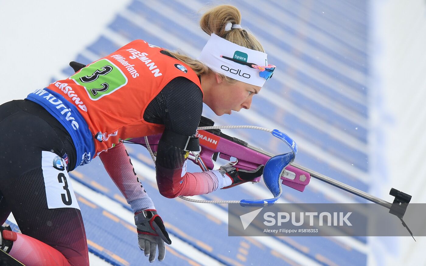 Sweden Biathlon Worlds Women Relay