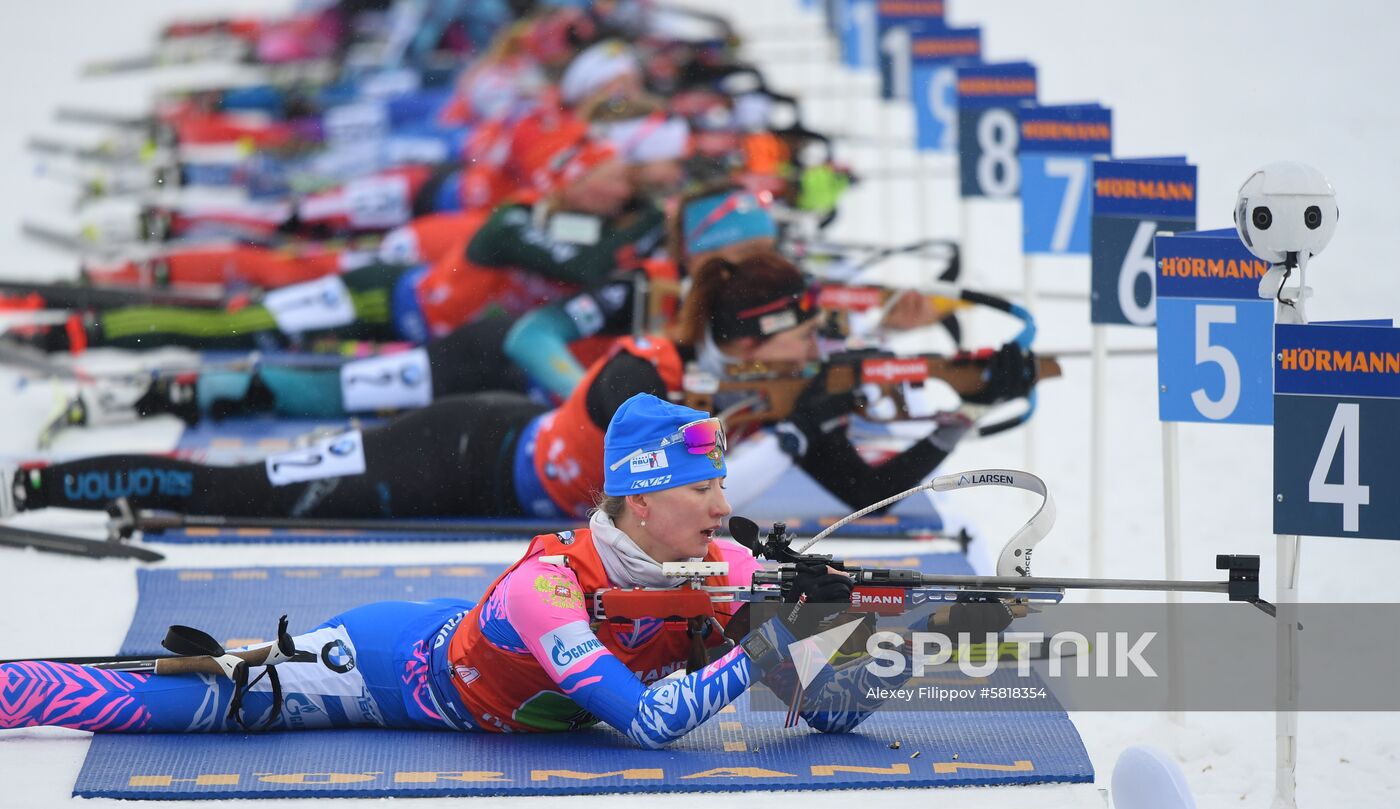 Sweden Biathlon Worlds Women Relay