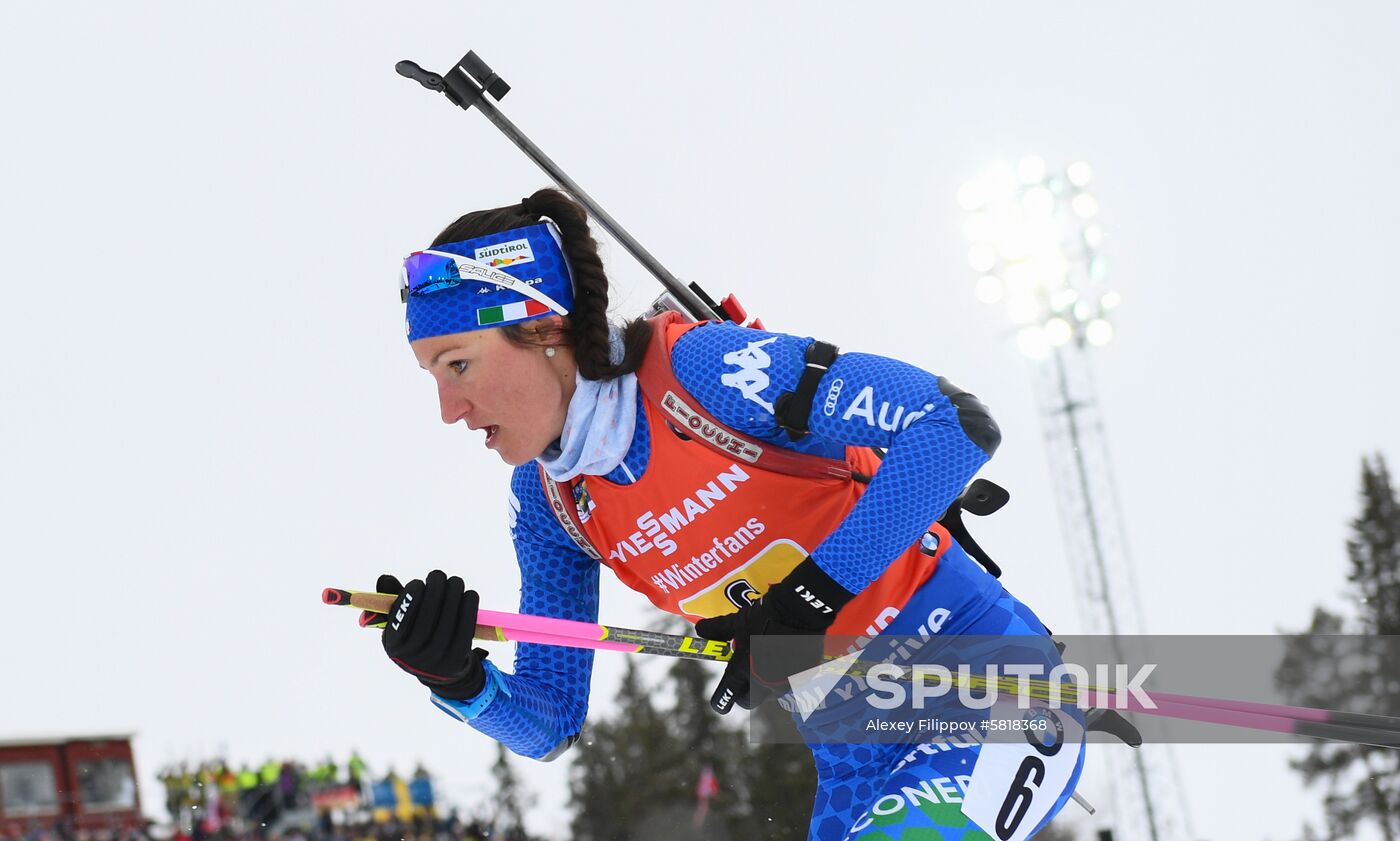 Sweden Biathlon Worlds Women Relay